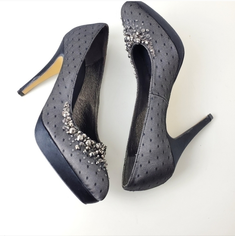 MENBUR WOMEN'S RALSTON PLATFORM PUMPS PORTLAND FABRIC size 8.5 - Picture 7 of 15